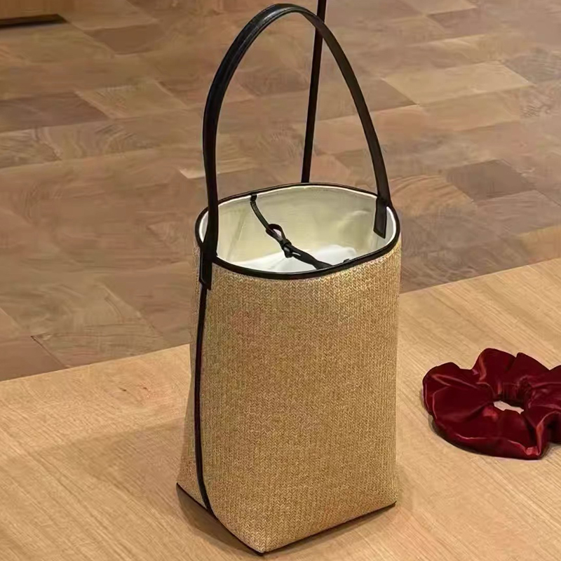 Women'S Raffia Bags - Новые дизайнерские сумки-ведра из рафии для