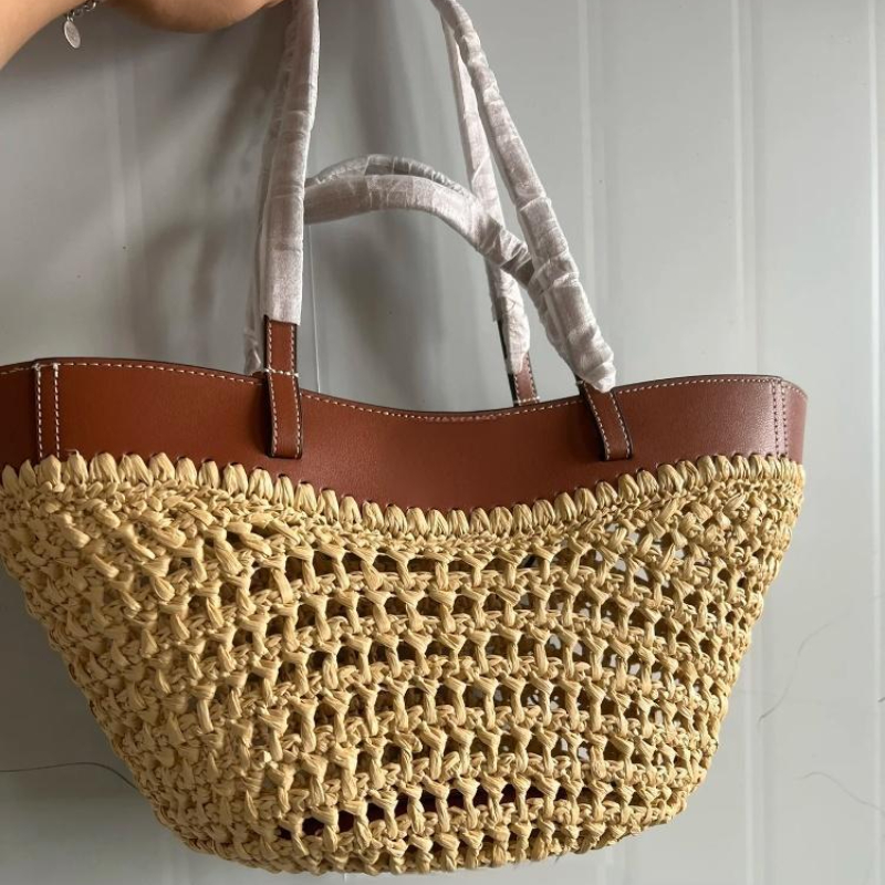 Брендовая полая тканая пляжная – обзор и цена Women'S Raffia Bags
