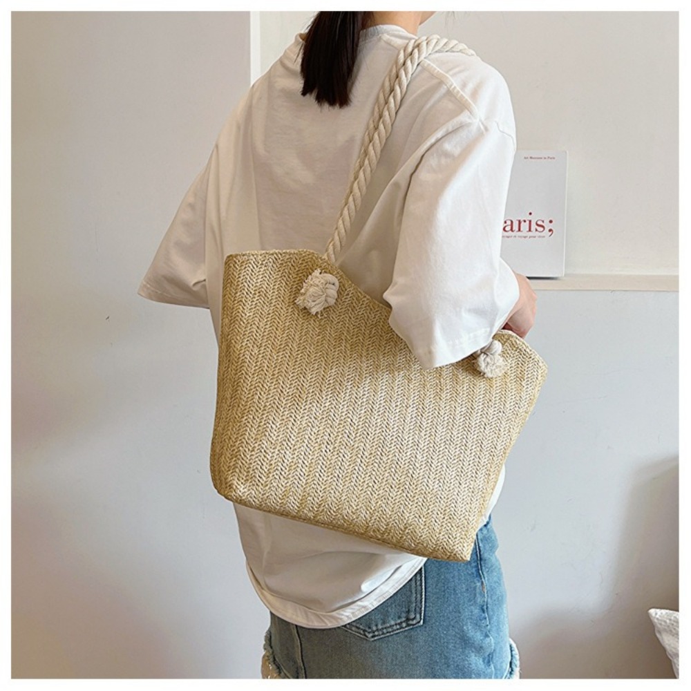 Новая летняя пляжная сумка-тоу – обзор и цена Women'S Raffia Bags